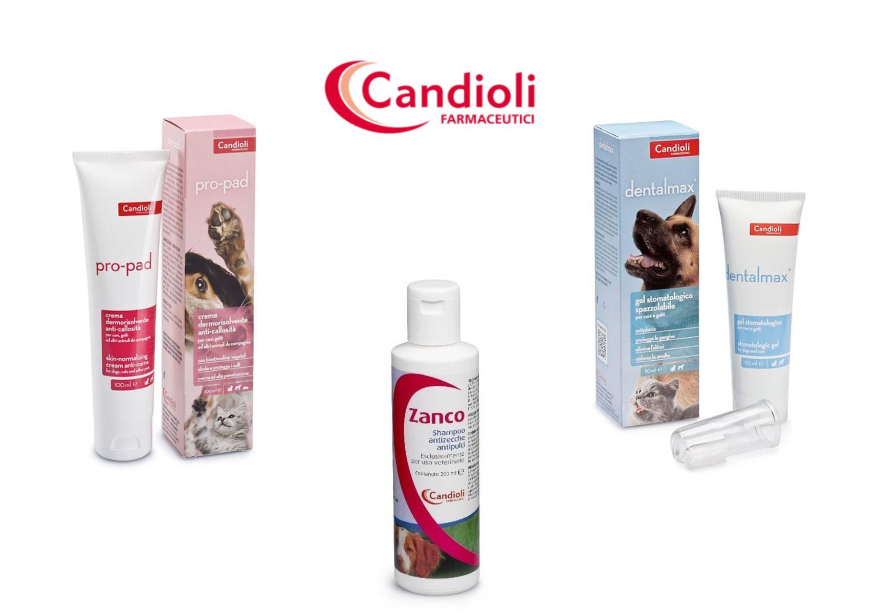 Prodotti Candioli Pharma: Renal e antiparassitari per cani e gatti